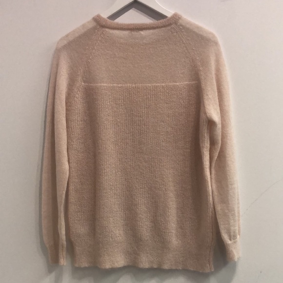 Filippa K Light Pink Light Mohair Rib Pullover - Picture 2 of 9